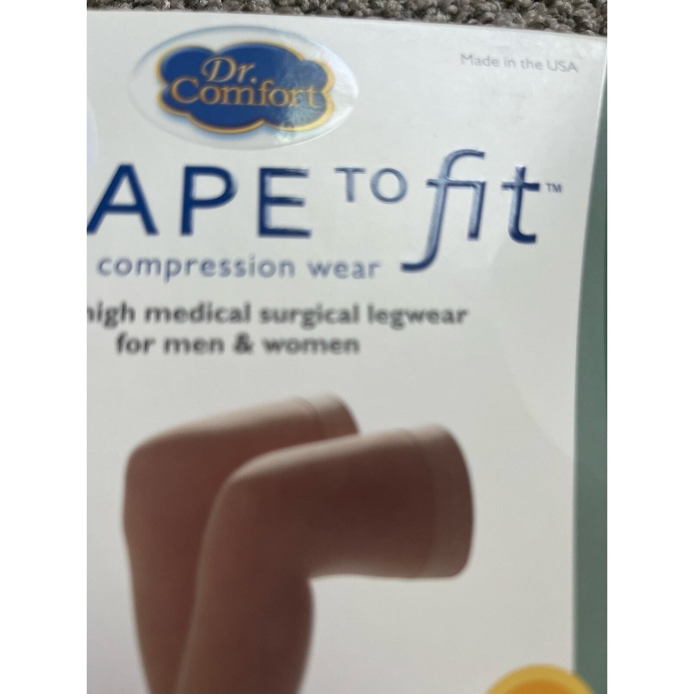 Dr. Comfort Shape to fit thigh high unisex compression wear S 30/40 compression - Picture 2 of 4